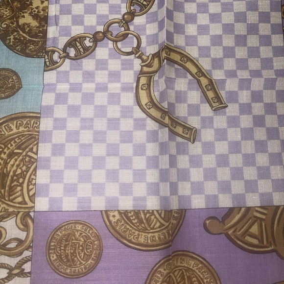 Celine scarf pocket square hankie New - Picture 7 of 7